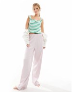 mix & match rib ser in green and lilac